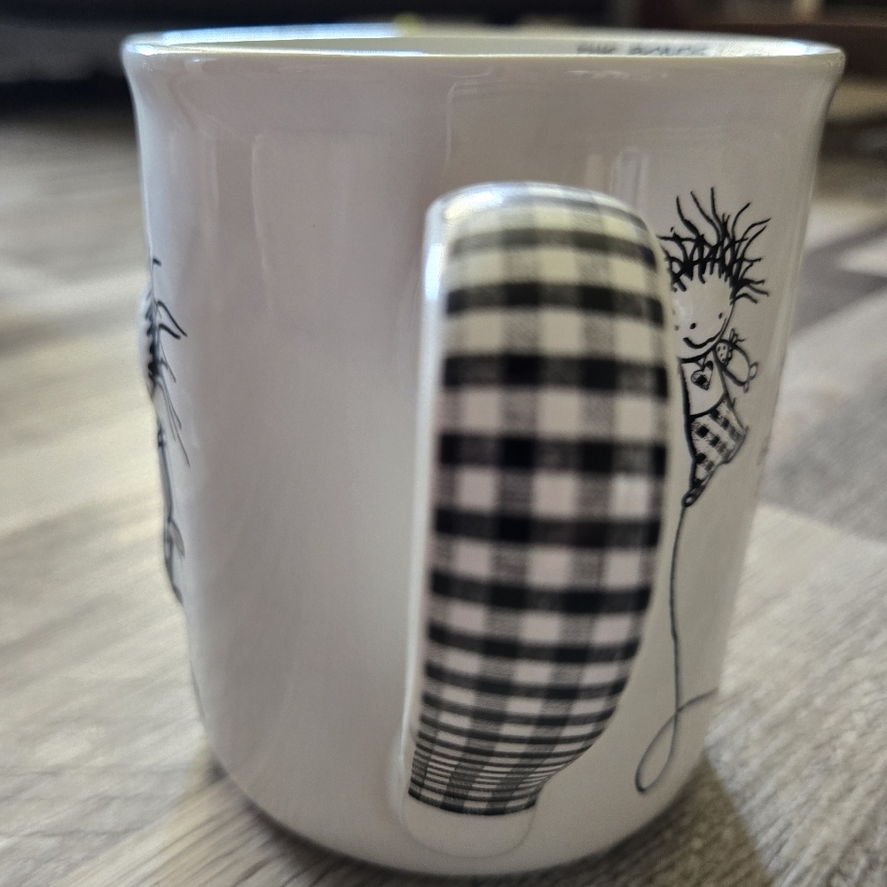 Marci Size 16oz New Mom Children of the Inner Light Mug Black White Modern Cozy - Picture 5 of 8